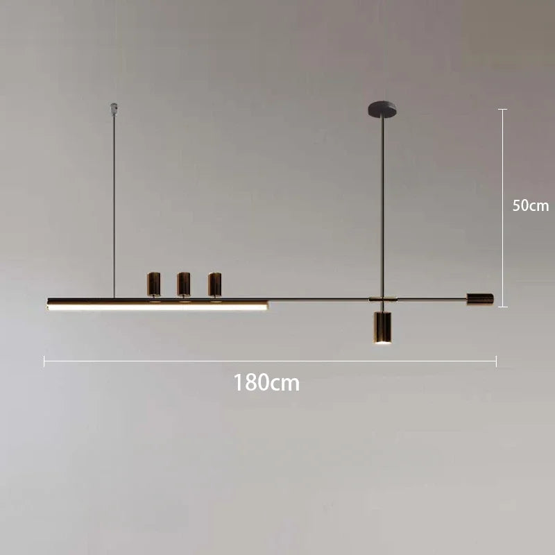 Modern minimalist nordic chandelier for interior decor - vue 15 sur 16