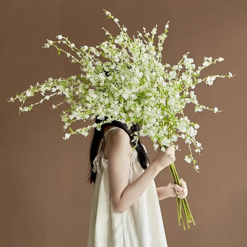 fleur de saule artificielle pour décoration et photographie - vue 3 sur 6