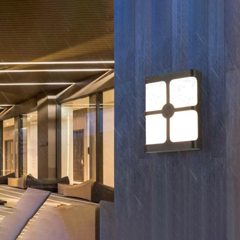 applique murale led extérieure étanche pour jardin balcon - vue 4 sur 10