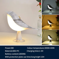 lampe chevet led bois interrupteur tactile moderne simple décoratif intérieur