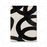Modern abstract art for minimalist wall decor