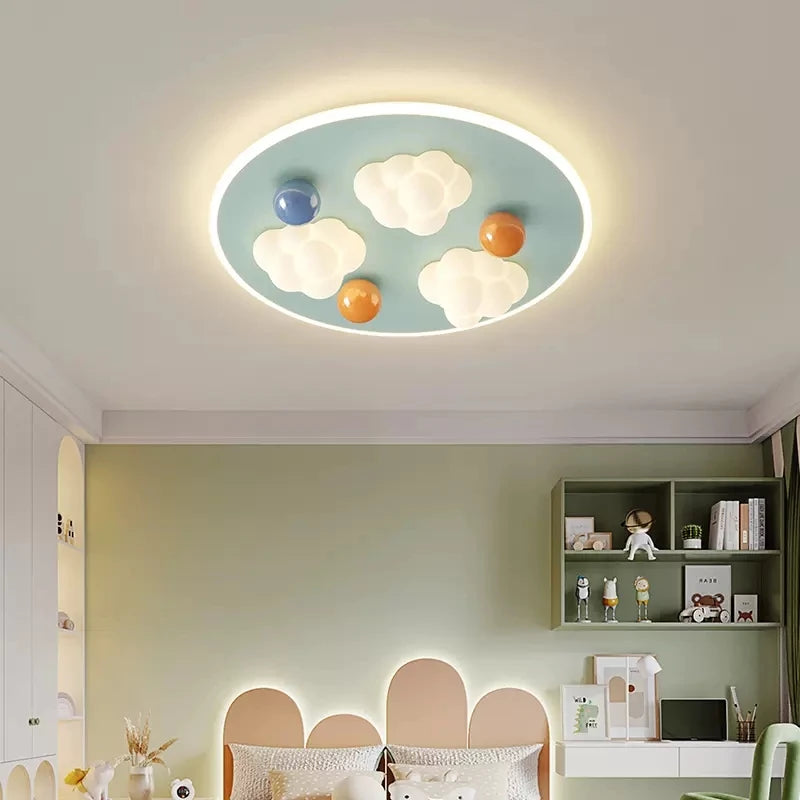 plafonnier moderne pour chambre d'enfant ciel nuage créatif et chaleureux - vue 5 sur 10