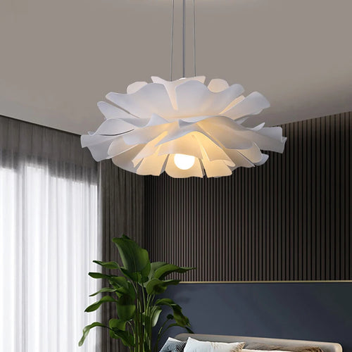 Nordique LED salon chambre suspension lumières filles chambre éclairage créatif concepteur salle à manger lampe Net rouge fleur lustre - vue 2 sur 10