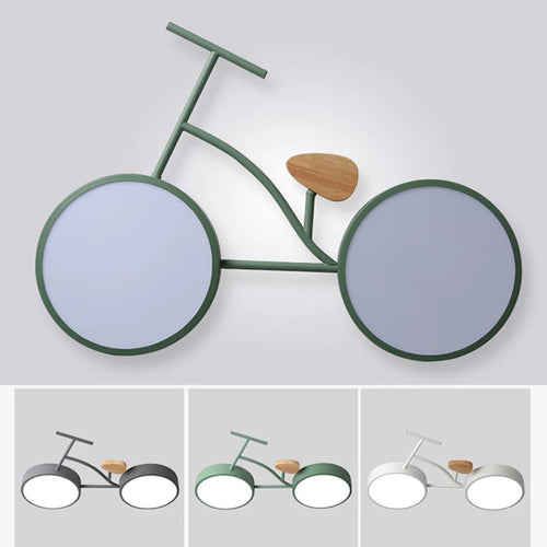 Plafonnier LED au design nordique moderne - vue 5 sur 9