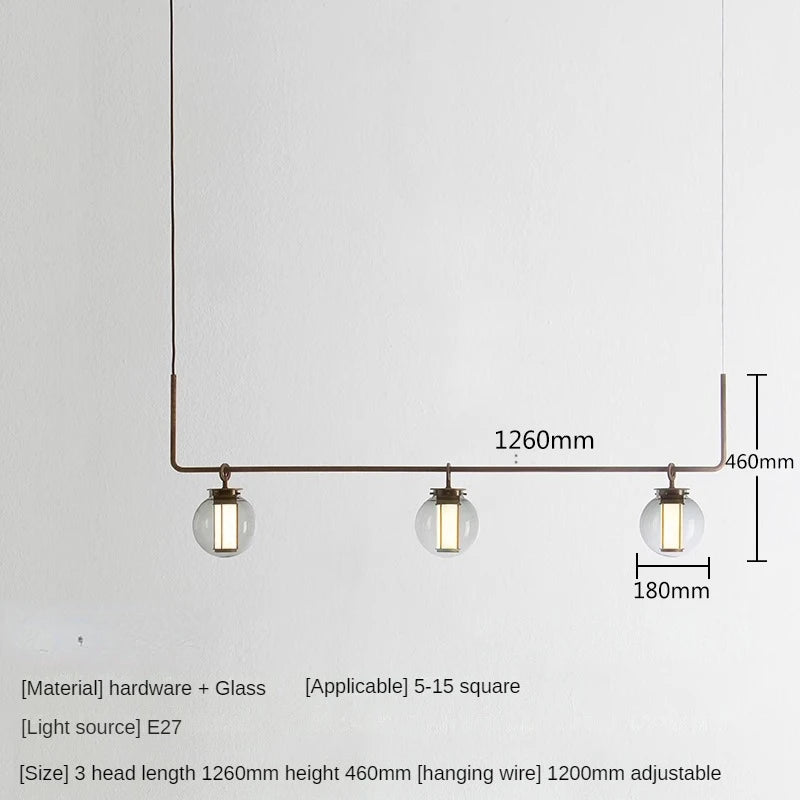 suspension en verre minimaliste pour espaces créatifs et rétro - vue 9 sur 9