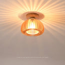 solid wood LED ceiling light modern minimalist design