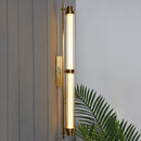 Minimalist designer stainless steel decorative wall light