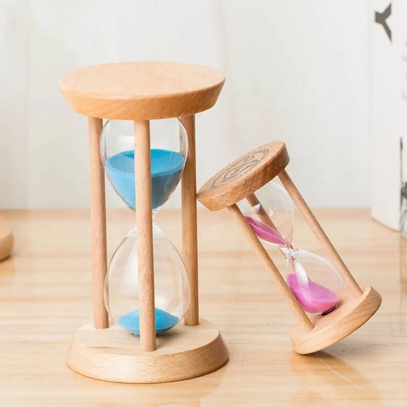 sablier en bois décoratif minuterie créative pour enfants
