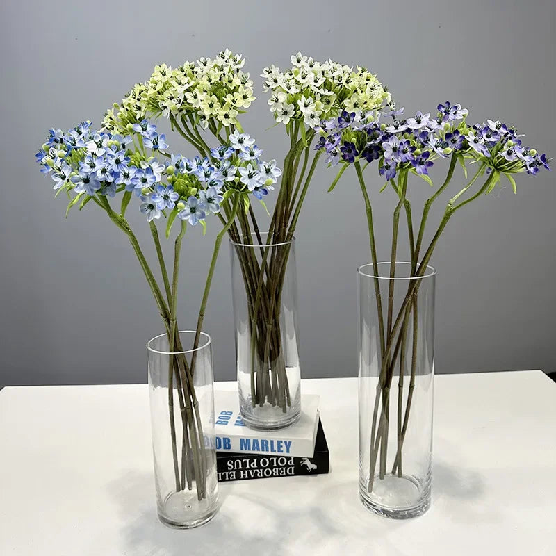 fleurs artificielles en soie velours pour décoration élégante - vue 7 sur 10