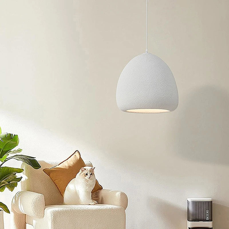 suspension nordique en résine pour décoration moderne et design - vue 6 sur 10