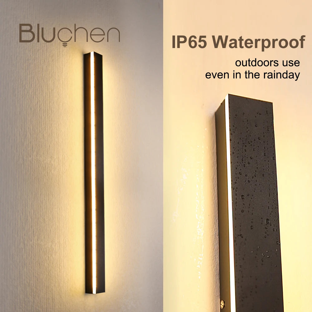 applique murale extérieure moderne à led étanche pour jardin et balcon - vue 4 sur 7