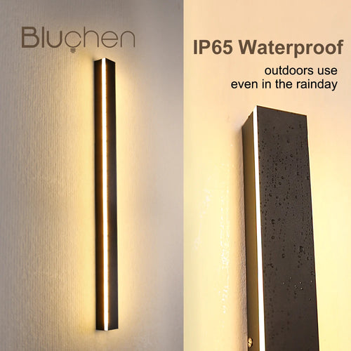 applique murale extérieure moderne à led étanche pour jardin et balcon