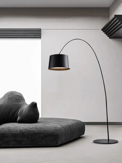 Minimalist nordic design LED floor lamp - vue 2 sur 10