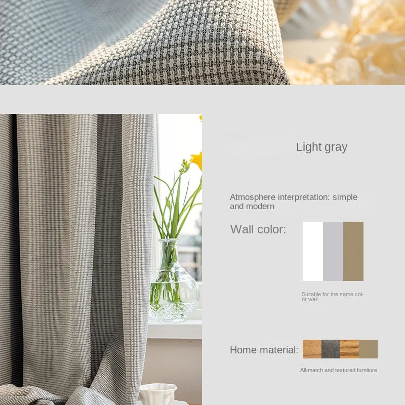 Rideau occultant moderne minimaliste pour salon et chambre - vue 9 sur 18