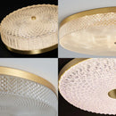 Plafonnier Led rond en acrylique de luxe