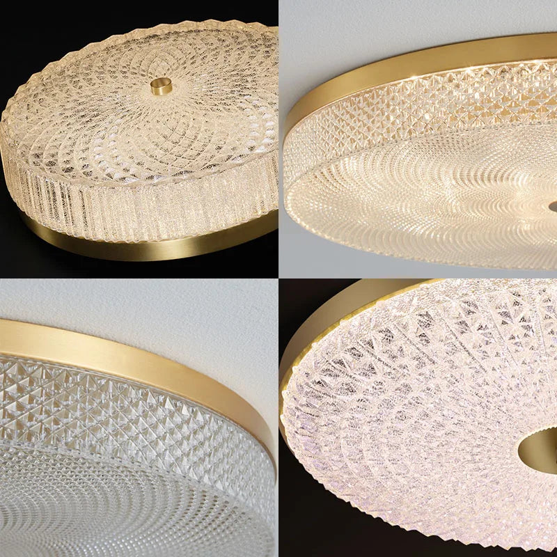 plafonnier led rond en acrylique design moderne pour maison - vue 5 sur 13
