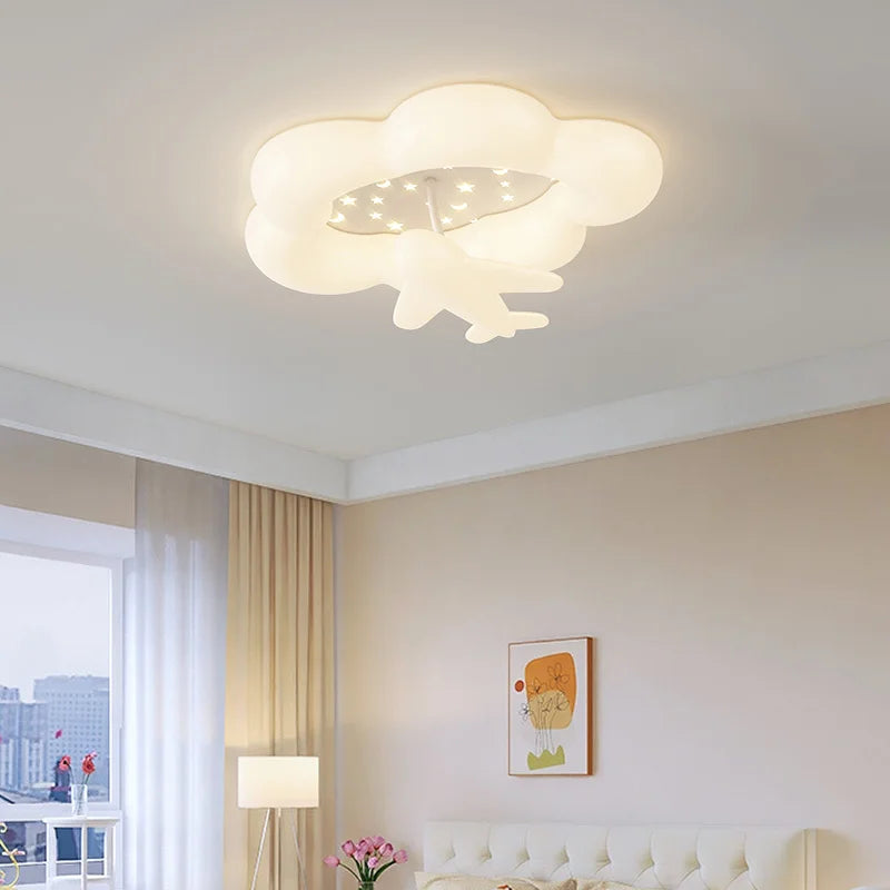 plafonnier pétales de vent éclairage décoratif pour intérieur - vue 5 sur 7