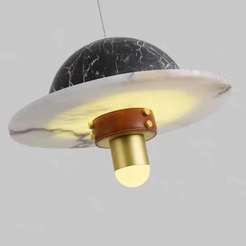 suspension en marbre design nordique pour intérieur moderne - vue 6 sur 9