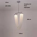 lustre artistique à led design à intensité variable et luminaire suspendu