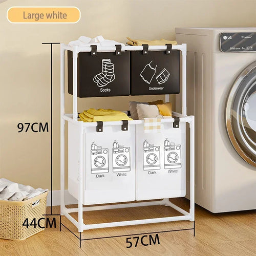 Laundry Baskets Folding laundry basket, dirty clothes storage bag, large capacity clothes basket for bathroom use - vue 13 sur 12