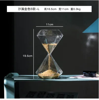 New Creative Personalized Hourglass, Non Timed Home Decoration, Office Decor in Study Room, Premium Christmas Gift Sand Clock - vue 9 sur 9