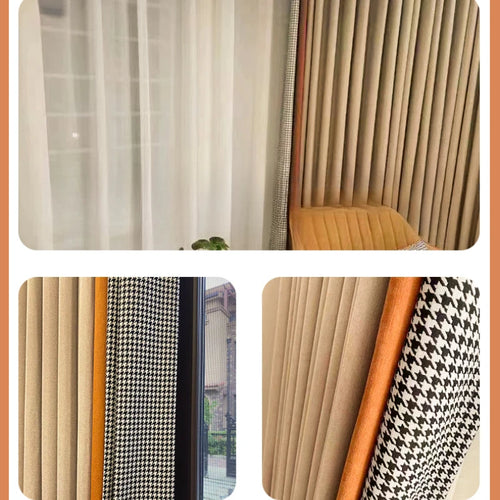 Rideau occultant moderne minimaliste pour salon et chambre