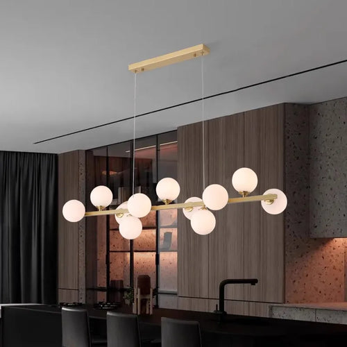 Lustre led suspendues au design moderne - vue 6 sur 18