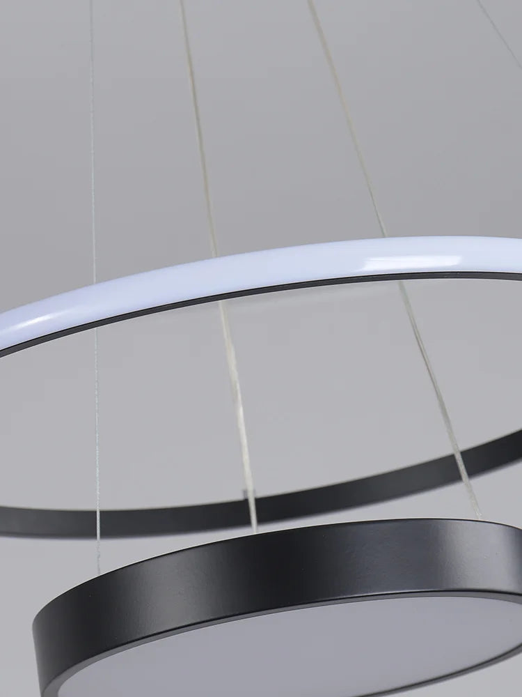 suspension à led nordique pour décoration intérieure moderne - vue 7 sur 11