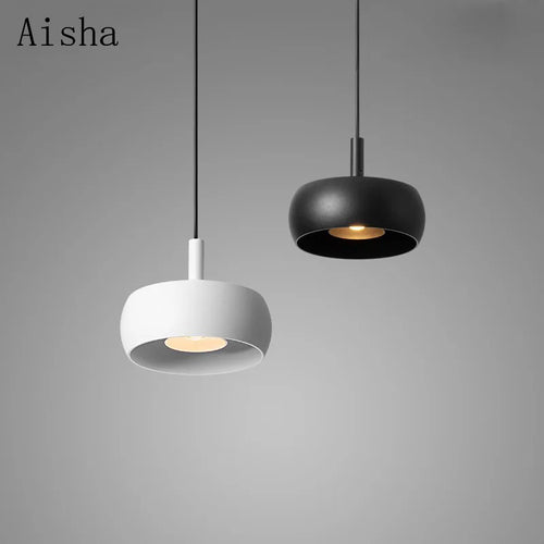 Nordic aluminium pendant light for minimalist decor - vue 2 sur 9