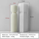 moule en silicone pour bougies aromatiques cylindriques fait main
