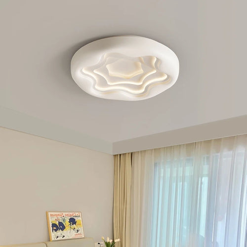 plafonnier moderne en résine style nuage protection yeux - vue 2 sur 16