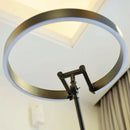 lampadaire led dimmable design nordique c anneau pour décoration maison