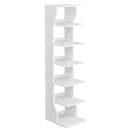 VASAGLE Slim Shoe Rack, Narrow Shoe Storage Organiser, 6-Tier Shoe Stand, for Small Spaces, Hallway, Cloakroom