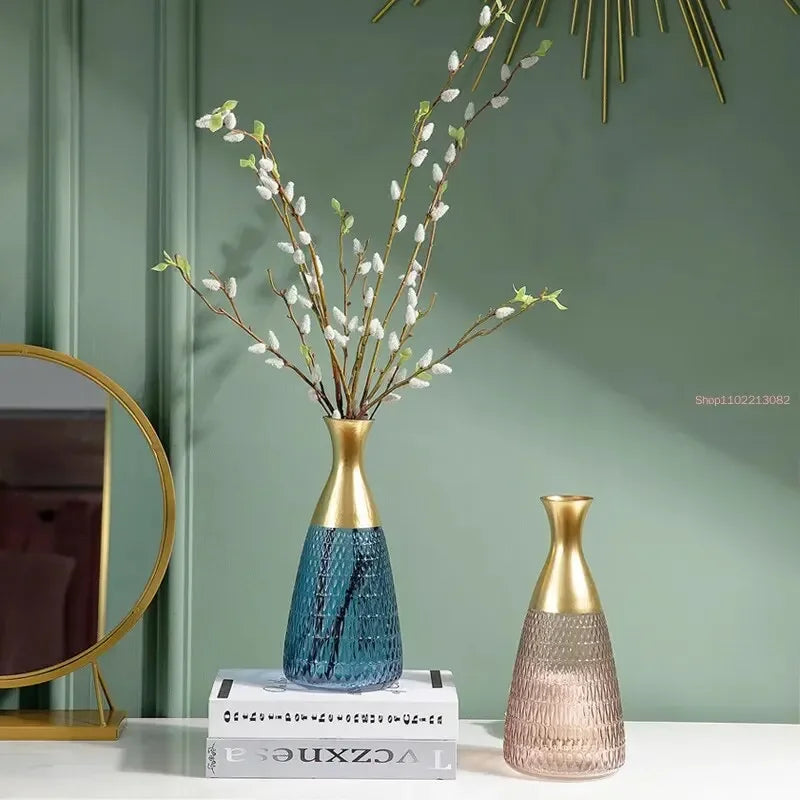 vase en verre décoratif pour arrangements floraux modernes - vue 5 sur 16