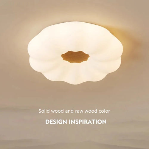 Plafonnier nordique en bois massif salon acrylique plafonnier chambre lustre lampe hôtel restaurant lampe moderne éclairage