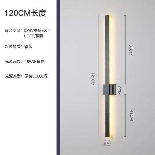 Nordic minimalist wall light modern decorative indoor lighting - vue 14 sur 20
