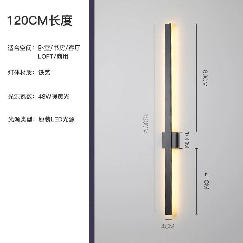 Nordic minimalist wall light modern decorative indoor lighting - vue 13 sur 20