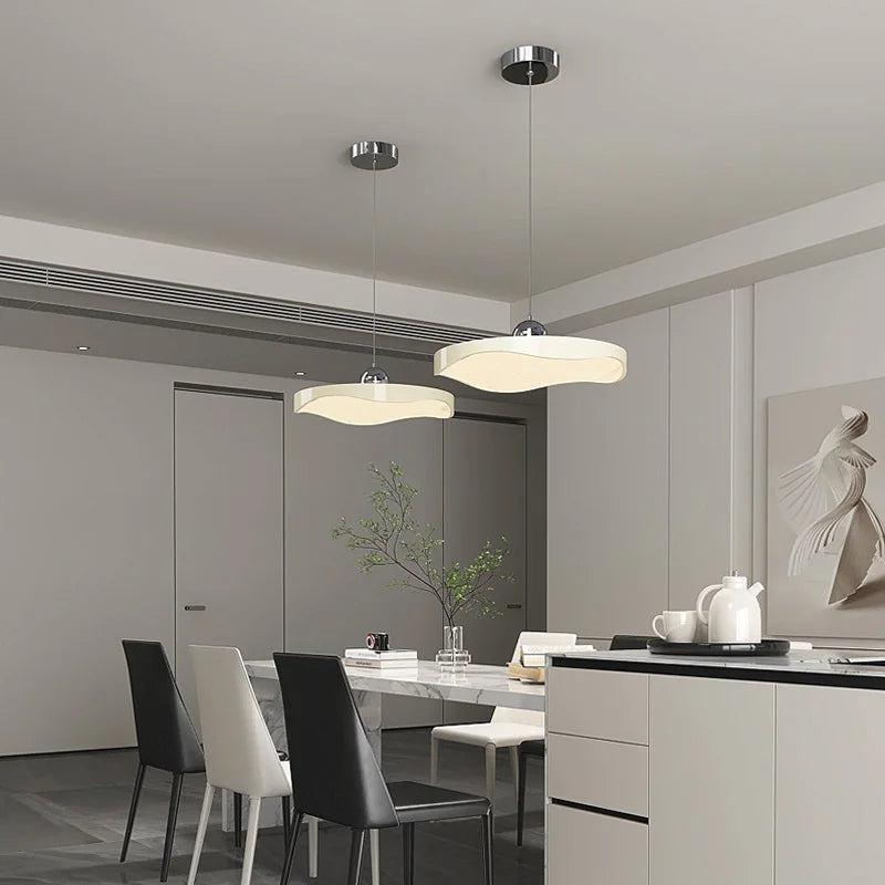 lustre rond moderne minimaliste protection des yeux - vue 7 sur 30
