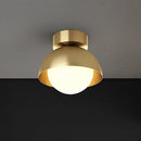 Modern minimalist copper corridor lamp with three colours