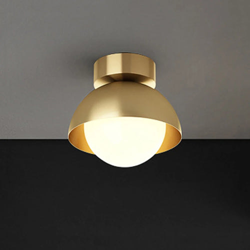 Modern minimalist copper corridor lamp with three colours - vue 2 sur 7
