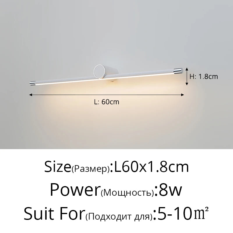 miroir moderne avec lumières led pour maquillage et décoration intérieure - vue 11 sur 12