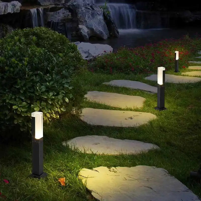 colonne lumineuse led étanche pour jardin et extérieur - vue 8 sur 7