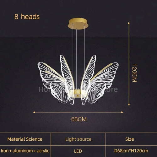 lustre nordique moderne à led design créatif décoratif - vue 10 sur 9