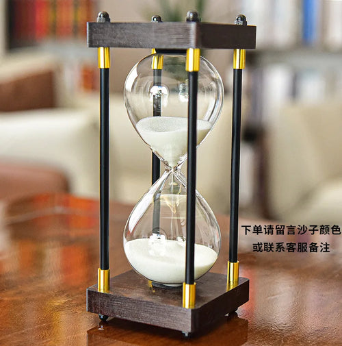 sablier en verre antichute pour enfants 30 minutes style rétro - vue 5 sur 17