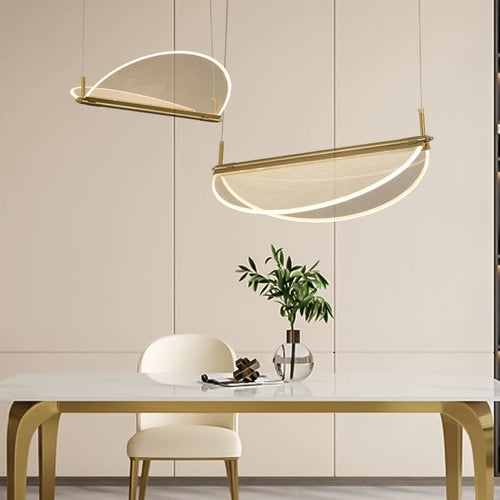 lustre rectangulaire minimaliste créatif à angle réglable - vue 2 sur 13