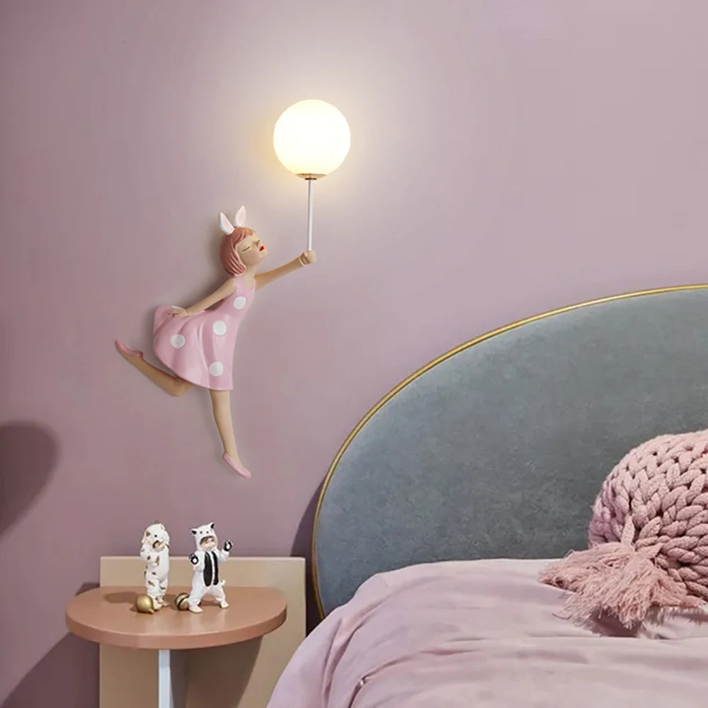 Applique murale 3d dessin animé pour fille décoration chevet - vue 3 sur 15