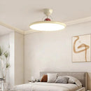 Plafonnier LED nordique en fer crème avec soucoupe volante