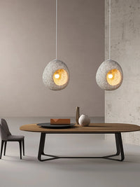 suspension led nordique wabi sabi simple et créative personnalisée