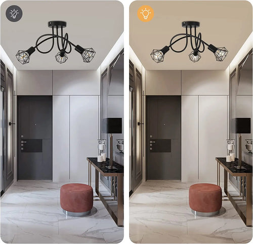 Lampe araignée moderne maison éclairage toit chambre salon expédition - vue 6 sur 8