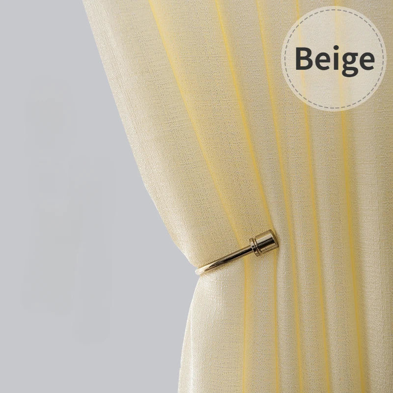 Rideau voile tulle moderne leger pour salon chambre - vue 9 sur 12